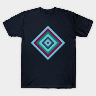 pattern, graphic, illustration, squares T-Shirt